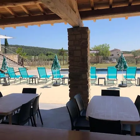 Mas Piralet Ardèche En Pierre Piscine 6*12 Pool House équipé Hotel Le Garn